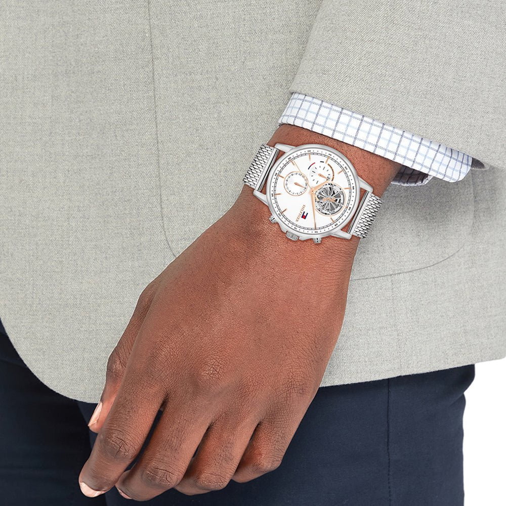 Montre TOMMY HILFIGER Homme Stewart en Acier 1710682