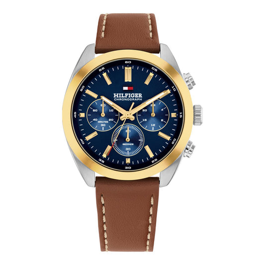 Montre TOMMY HILFIGER Homme Hudson Chronographe en Cuir 1710720