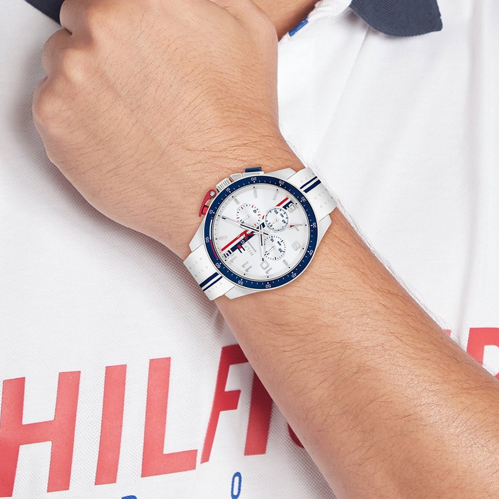 Montre TOMMY HILFIGER Homme Bank Chronographe 1792167