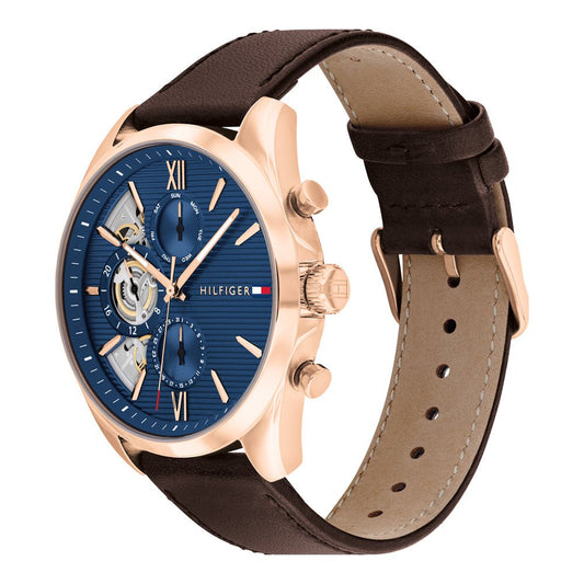 Montre TOMMY HILFIGER Homme Baker en Cuir Multifonction 1710645
