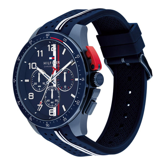 Montre TOMMY HILFIGER Homme Bank Chronographe en Silicone 1792169