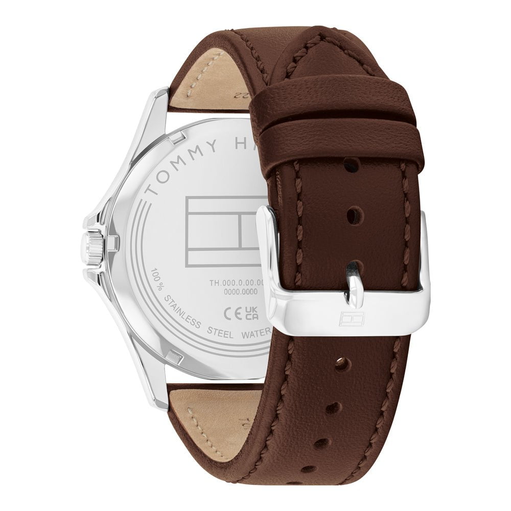 Montre TOMMY HILFIGER Homme Bruce en Cuir Marron 1710669