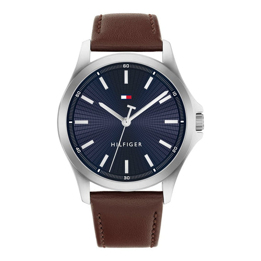 Montre TOMMY HILFIGER Homme Bruce en Cuir Marron 1710669