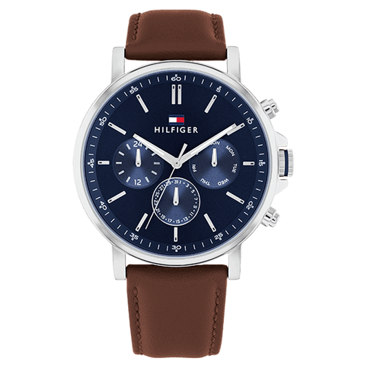 Montre TOMMY HILFIGER Homme Tyson en Cuir Marron 1710585