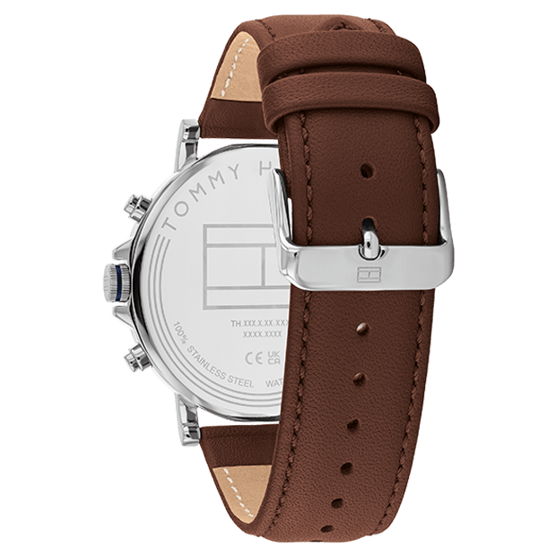 Montre TOMMY HILFIGER Homme Tyson en Cuir Marron 1710585