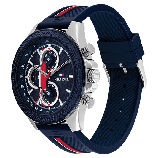 Montre TOMMY HILFIGER Homme Clark en Silicone Bleu 1792083
