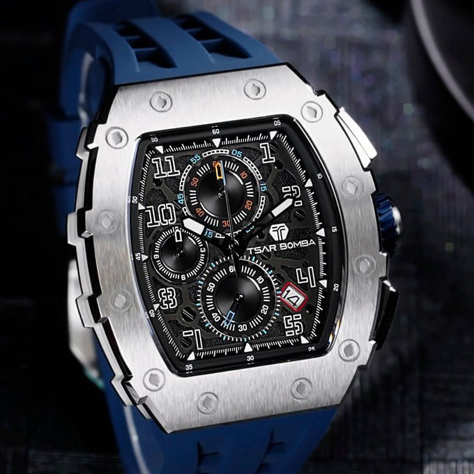 Montre TSAR BOMBA Homme Elemental Chronographe TB8204Q34