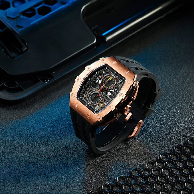 Montre TSAR BOMBA Homme Elemental Chronographe TB8204Q35