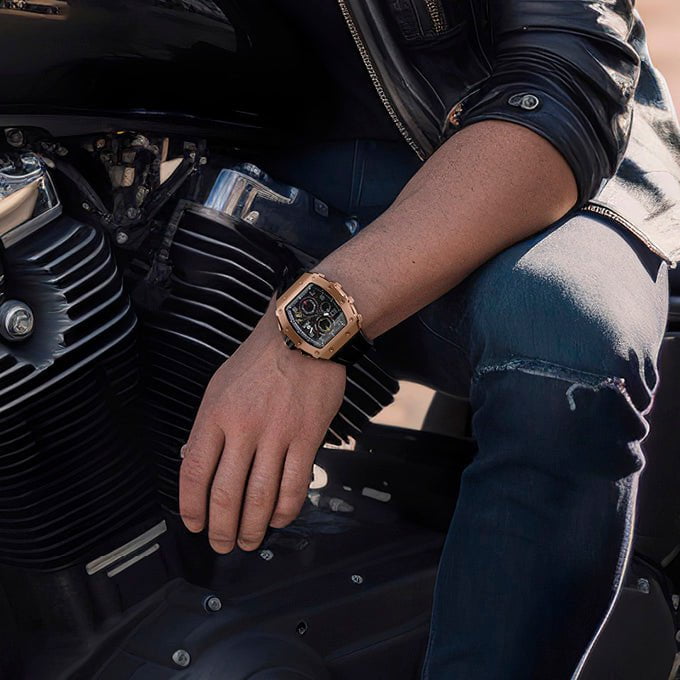 Montre TSAR BOMBA Homme Elemental Chronographe TB8204Q35