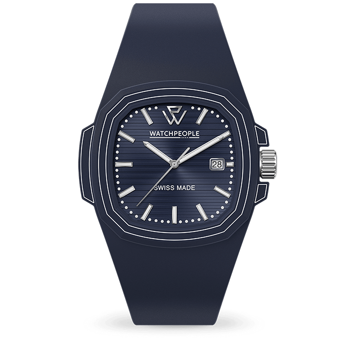 Montre WATCH PEOPLE Homme WP4 en Silicone Bleu Foncé 700348