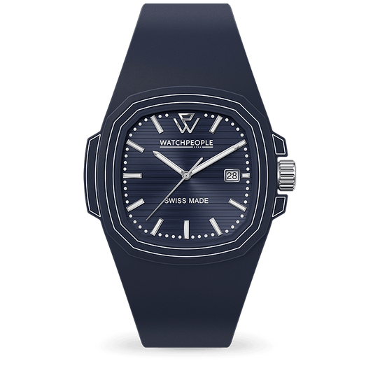 Montre WATCH PEOPLE Homme WP4 en Silicone Bleu Foncé 700348